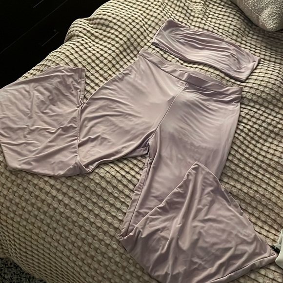 Pastel Light Pink Two Piece Set - Picture 3 of 3